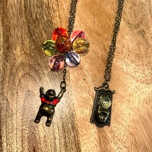 Disney Pooh and Alice necklaces from Hot Topic